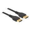 Delock - Kabel DisplayPort - DisplayPort (M) do DisplayPort (M) - DisplayPort 1.4 - 1 m - podpora 8K - černá 85909