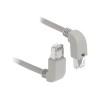 Delock - Patch kabel - RJ-45 (M) zahnutí nahoru do RJ-45 (M) zahnutí dolů - 2 m - S/FTP - CAT 6a - bootovaný, neobsahuje