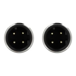 Network cable M12 D-coded 4 pin male to, Network cable M12 D-coded 4 pin male to