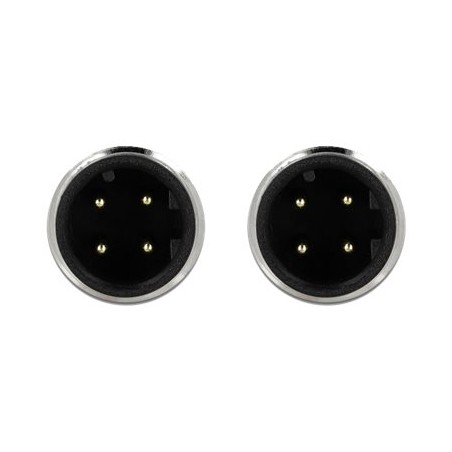 Network cable M12 D-coded 4 pin male to, Network cable M12 D-coded 4 pin male to