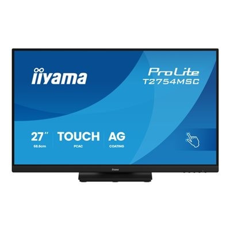 27" iiyama T2754MSC-B2AG: IPS,FHD,AG,10P,HDMI,repr