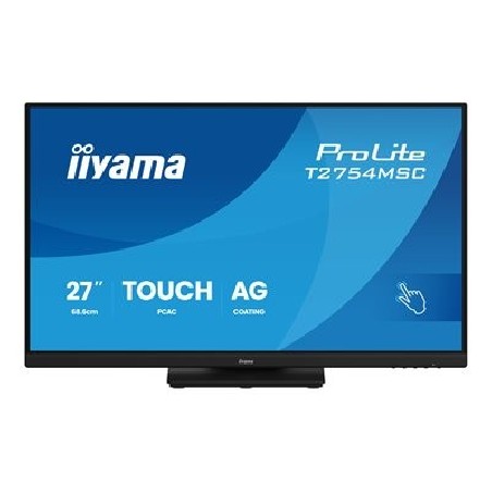 27" iiyama T2754MSC-B2AG: IPS,FHD,AG,10P,HDMI,repr
