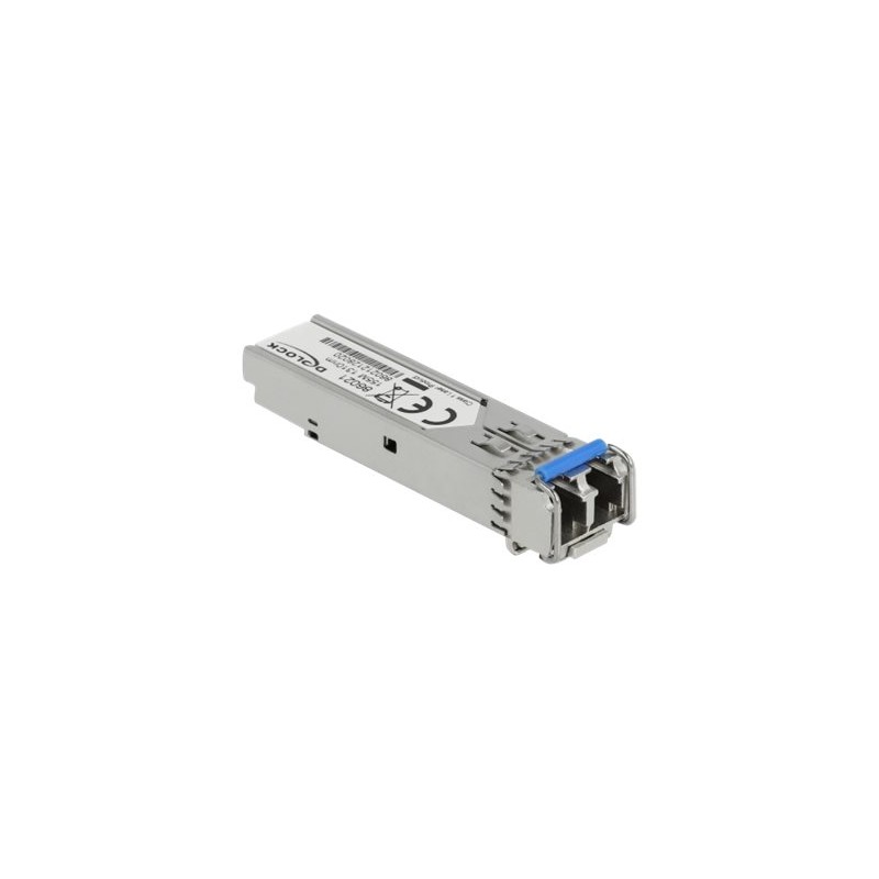 Delock - Transceiver modul SFP (mini-GBIC) - 100Mb LAN - 100Base-FX - jednoduchý režim LC - až 20 km - 1310 nm