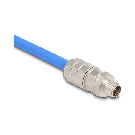 Delock - Sítový konektor - 8 pin M12-X (M) - CAT 6a - IEEE 802.3an