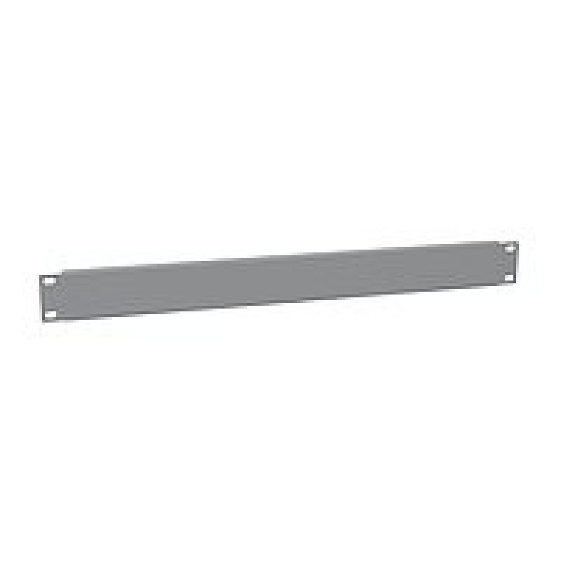 Solarix - Slepý panel pro regál - šedá, RAL 7035 - 1U - 19"