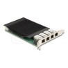 Delock - Sítový adaptér - PCIe x4 nízký profil - Gigabit Ethernet x 4
