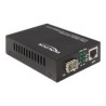 Delock Delock Media Converter 10/100/1000Base-T to 100/1000Base-X SFP - Konvertor médií s optickými vlákny - 1GbE - 10Base-T