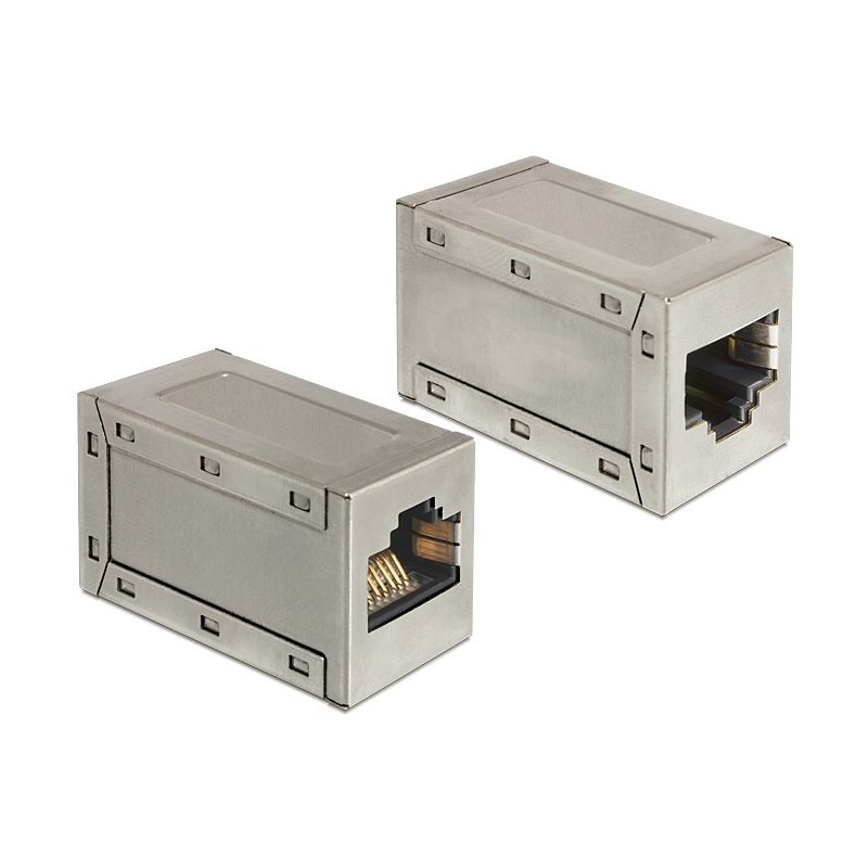Delock - Síťový propojovací kabel - RJ-45 (F) do RJ-45 (F) - CAT 6
