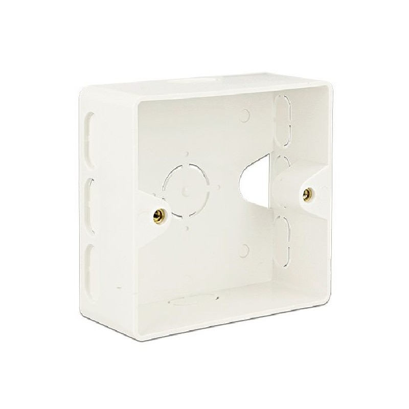 Delock Back Box - Krabice k upevnění na povrch - bílá, RAL 9010