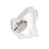 Delock Keystone Mounting for DIN rail - Montážní sada kolejnice DIN - bílá