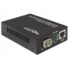Delock Media Converter 1000Base-T to SFP - Konvertor médií s optickými vlákny - 1GbE - 10Base-T, 1000Base-LX, 1000Base-SX