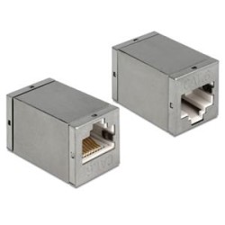 Delock - Síťový propojovací kabel - RJ-45 (F) do RJ-45 (F) - FTP - CAT 6