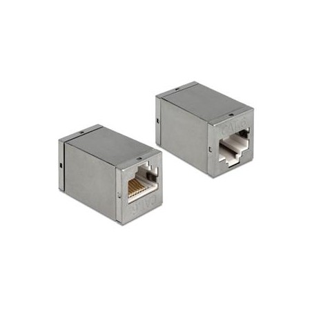 Delock - Síťový propojovací kabel - RJ-45 (F) do RJ-45 (F) - FTP - CAT 6
