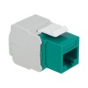 Delock Keystone module - Modul - CAT 6 - UTP - RJ-45 - zelená