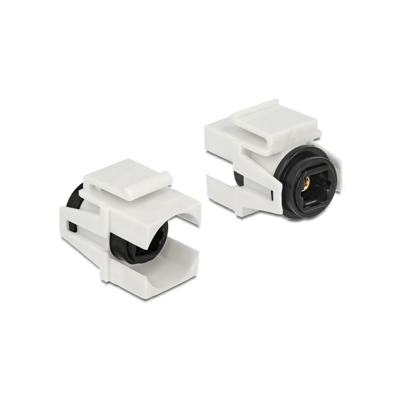 Delock - Digitální vazební cívka audio (optická) - SPDIF - TOSLINK s piny (male) do TOSLINK se zdířkami (female)