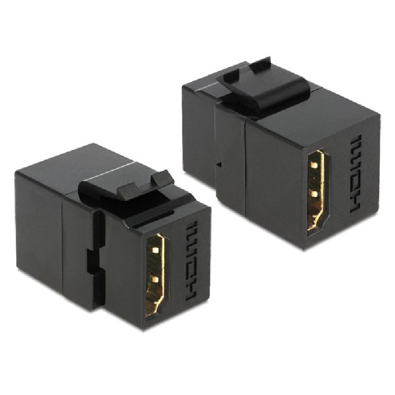 Delock Keystone module - Konektor keystone - HDMI - černá