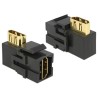 Delock Keystone module - Modulární vložka (spojka) - HDMI - černá