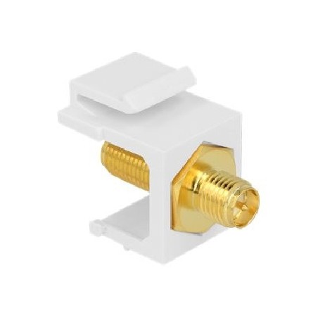 Delock Keystone module - Modul - RP-SMA - bílá