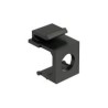 Delock - Modular insert (cutout) - černá - 1 port (balení 4)