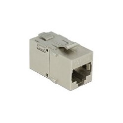 Delock Keystone module - Modulární vložka (spojka) - CAT 6a - STP - RJ-45 - kov