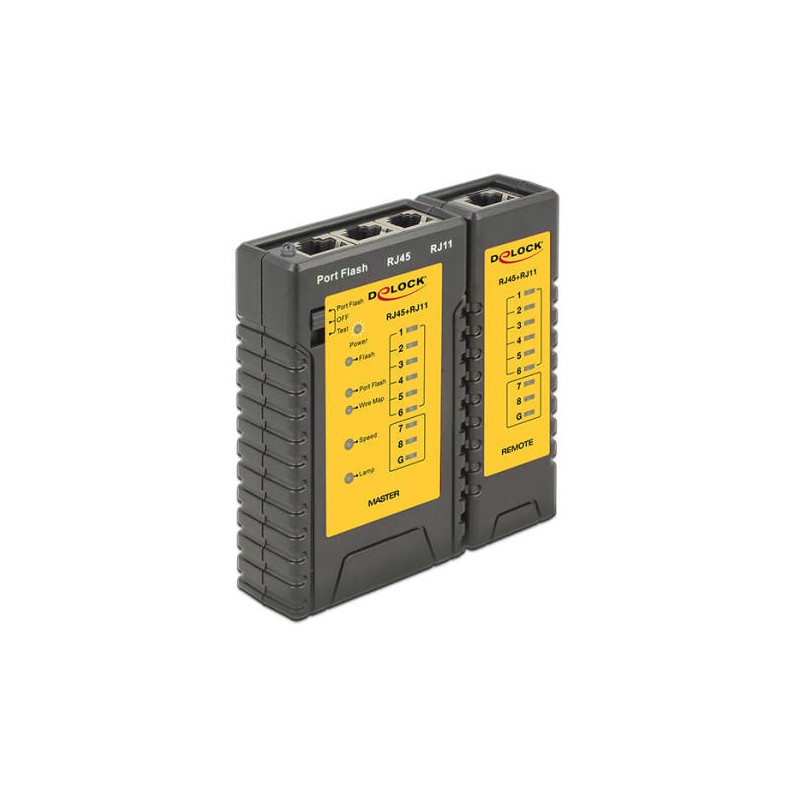 Delock Cable Tester + Portfinder - Souprava testovacího zařízení na síť