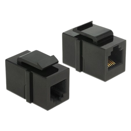Delock Keystone module - Modul - CAT 3 - RJ-12 - černá