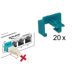 Delock Secure Clip Starter Set - Sada bezpečnostních zámků na kabely LAN