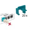 Delock Secure Clip Starter Set - Sada bezpečnostních zámků na kabely LAN