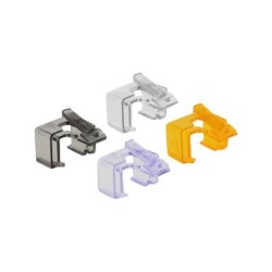 Delock Repair Clip Set 2 - Svorka pro opravu síťového konektoru - černá, oranžová, fialová, průhledná (balení 40)