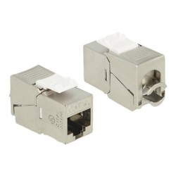 Delock Keystone module - Modul - CAT 6a - STP - RJ-45 (balení 24)