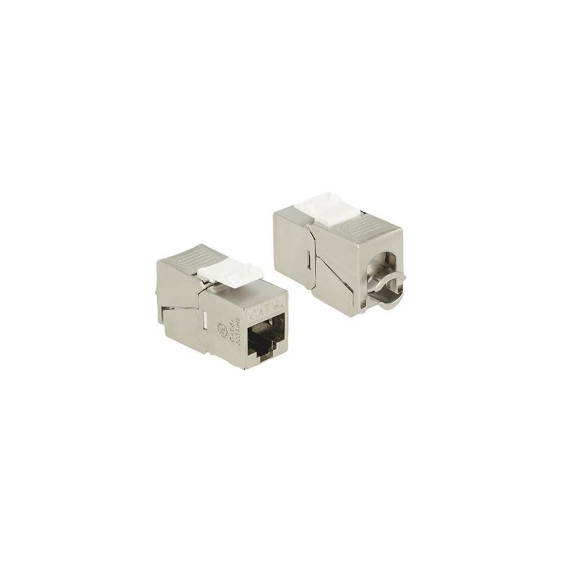 Delock Keystone module - Modul - CAT 6a - STP - RJ-45 (balení 24)