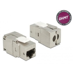 Delock Keystone module - Modul - CAT 7 - STP - RJ-45 - zinková