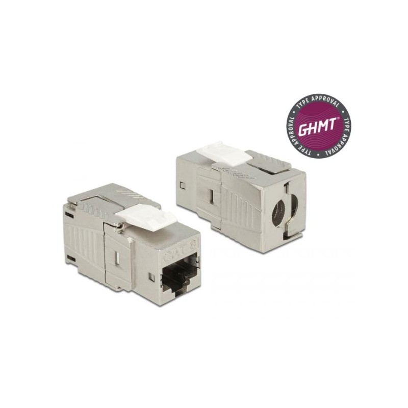 Delock Keystone module - Modul - CAT 7 - STP - RJ-45 - zinková