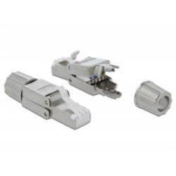 Delock - Síťový konektor - RJ-45 (M) - STP - CAT 6a