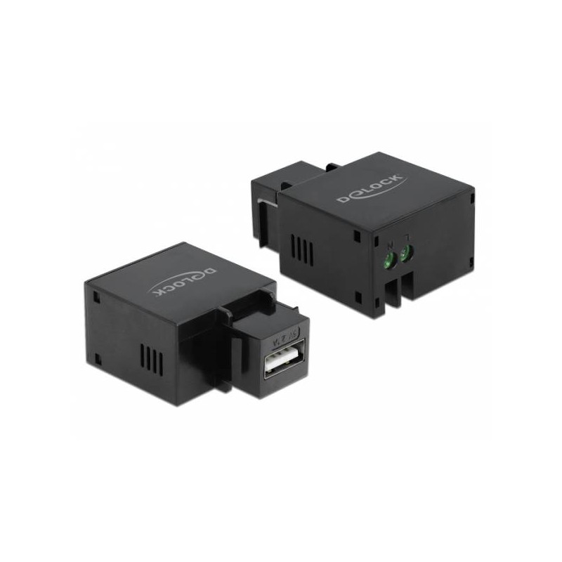 Delock Keystone module - Modul - USB nabíjení - cerná