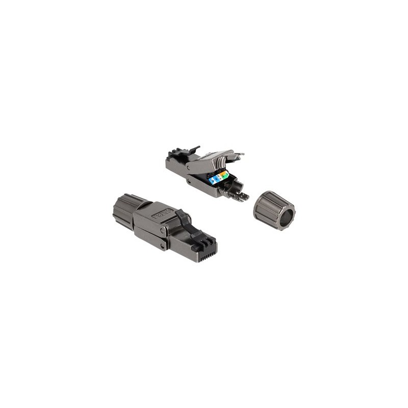 Delock - Síťový konektor - RJ-45 (M) - STP - CAT 8.1