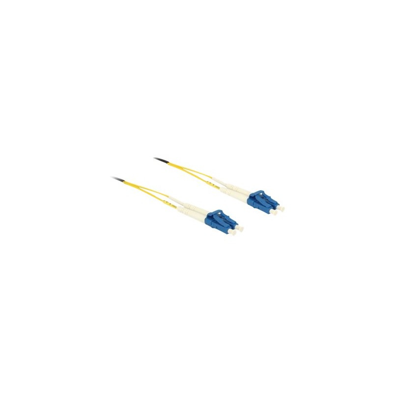 Delock - Síťový kabel - jednoduchý režim LC (M) do jednoduchý režim LC (M) - 0.5 m - 1.8 mm - optické vlákno - 9 / 125 mikron