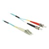 Delock - Síťový kabel - multirežim LC (M) do ST několik režimů (M) - 2 m - 1.8 mm - optické vlákno - 50 / 125 mikron - OM3
