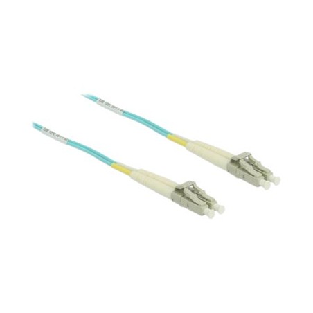 Delock - Síťový kabel - multirežim LC (M) do multirežim LC (M) - 2 m - 1.8 mm - optické vlákno - 50 / 125 mikron - OM3 - vodě