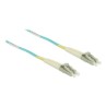 Delock - Síťový kabel - multirežim LC (M) do multirežim LC (M) - 2 m - 1.8 mm - optické vlákno - 50 / 125 mikron - OM3 - vodě