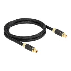 Delock - Digitální audio kabel (optický) - SPDIF - TOSLINK s piny (male) do TOSLINK s piny (male) - 1 m - optické vlákno