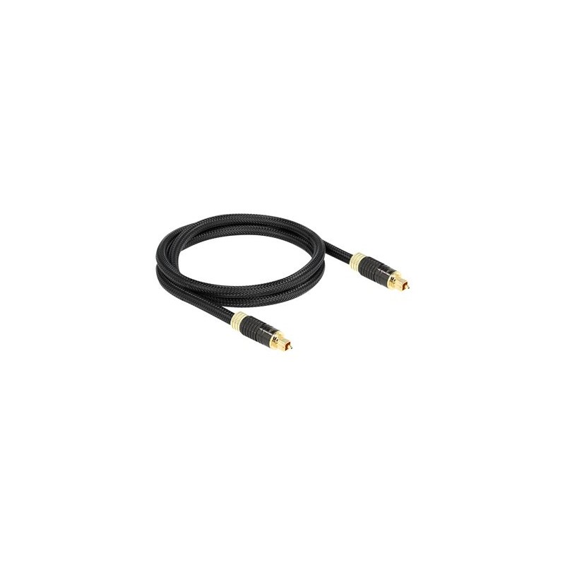 Delock - Digitální audio kabel (optický) - SPDIF - TOSLINK s piny (male) do TOSLINK s piny (male) - 1 m - optické vlákno