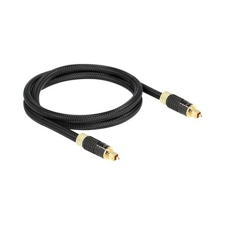Delock - Digitální audio kabel (optický) - SPDIF - TOSLINK s piny (male) do TOSLINK s piny (male) - 1 m - optické vlákno