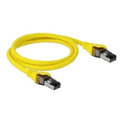 Delock - Síťový kabel - RJ-45 (M) do RJ-45 (M) - 1 m - SFTP, PiMF - CAT 8.1 - neobsahuje halogen, provedení bez hrbolků, licna