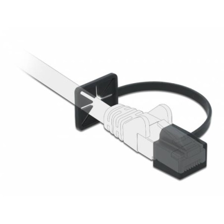 Delock Dust Cover for RJ45 - Krytka proti prachu - černá (balení 10) 86589