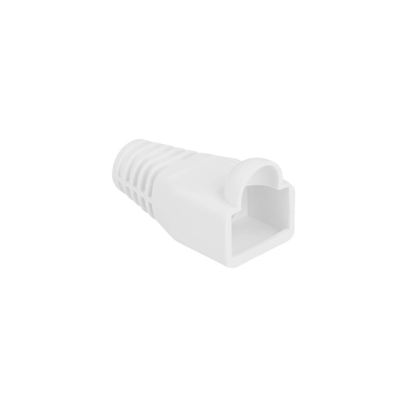 Delock Strain relief for RJ45 plug - Spojka síťového kabelu - bílá (balení 20)