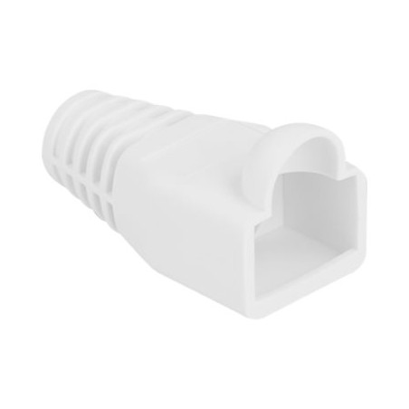 Delock Strain relief for RJ45 plug - Spojka síťového kabelu - bílá (balení 20)