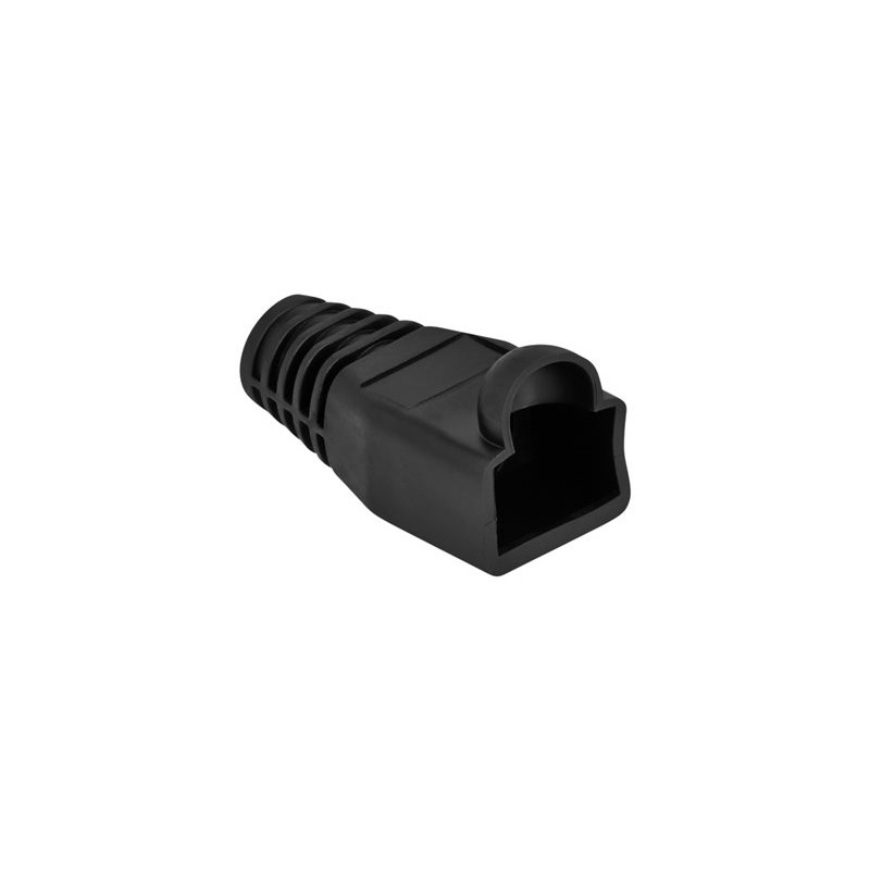 Delock Strain relief for RJ45 plug - Spojka síťového kabelu - černá (balení 20)