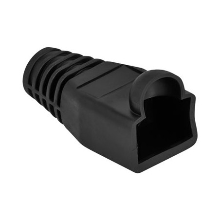 Delock Strain relief for RJ45 plug - Spojka síťového kabelu - černá (balení 20)