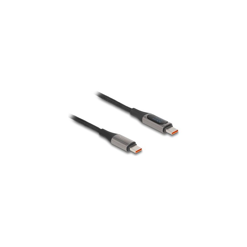 Delock - USB kabel - 24 pin USB-C (M) do 24 pin USB-C (M) vcetne indikace napájení - USB 2.0 - 20 V - 5 A - 2 m - podpora Power